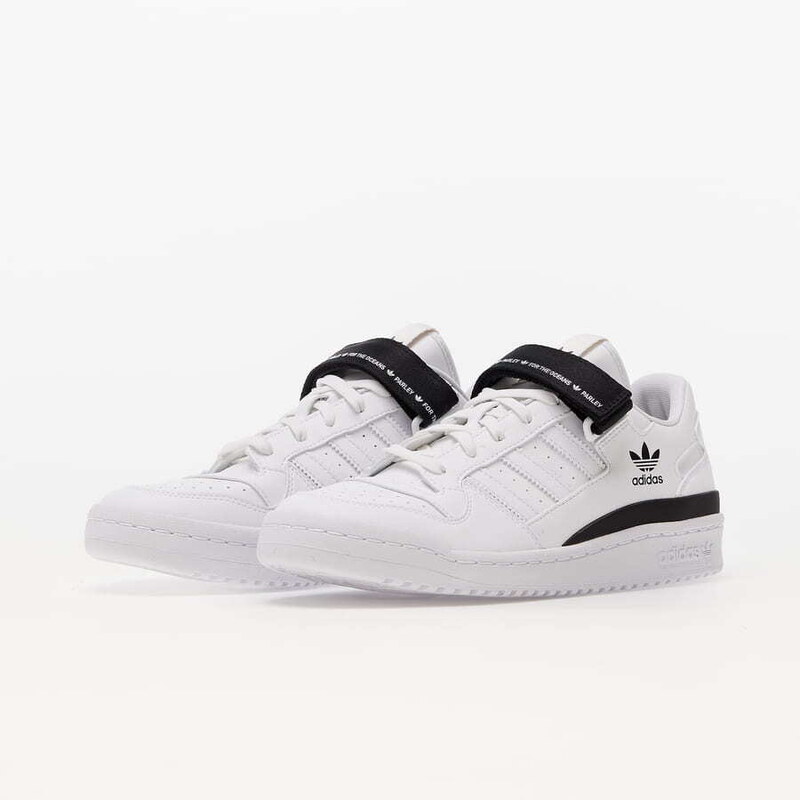 Ghete Adidas Originals Forum Low Cloud White Cloud White Core Black