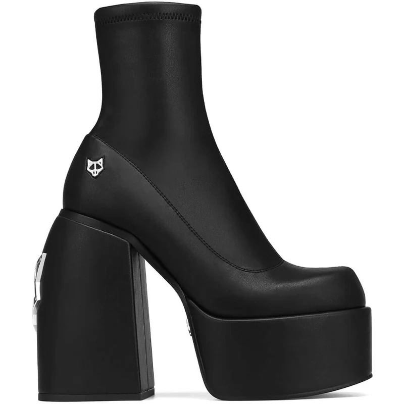 NAKED WOLFE Ghete Sugar Black Boots SUGARBK Black GLAMI Ro