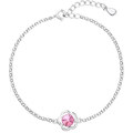 Evolution Group - Pavona Brățară din argint cu cristal Swarovski 33117.3 Rose