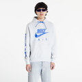 Hanorac pentru bărbați Nike Air Brushed Back Pullover Hoodie Gri