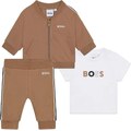 BOSS compleu copii 3-pack culoarea bej