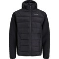 JACK & JONES Geacă de primăvară-toamnă 'Dust' negru / alb