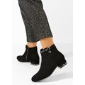 Zapatos Botine cu toc mic Marynka negre