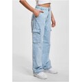 DEF Women's Jeans Cargo Pants Denim Blue