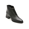 Botine EPICA negre, DX01300, din piele naturala
