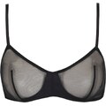 Sutien transparent din tul negru ICÔNE Lys
