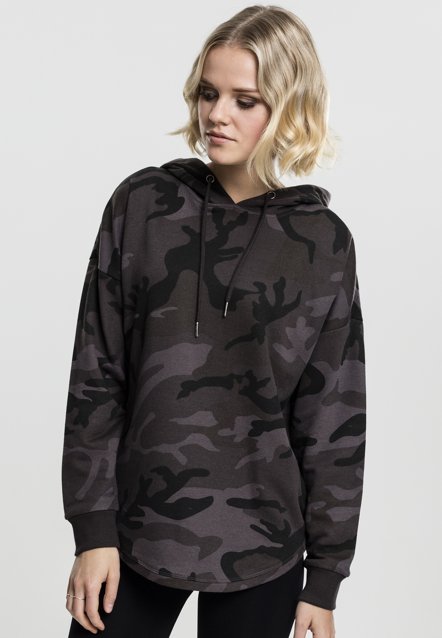 Urban Classics Hanorac camuflaj supradimensionat pentru femei