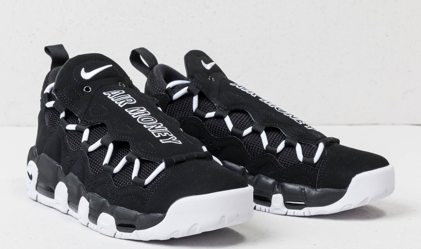 nike air more money black white