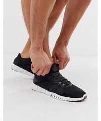 reebok training flexagon trainers in triple black