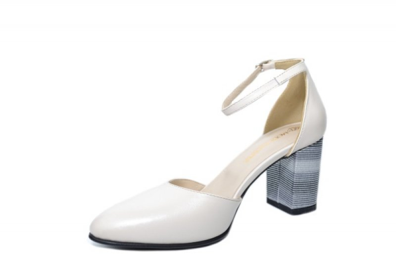 Pantofi Dama Piele Naturala Bej Moda Prosper Iris D02030