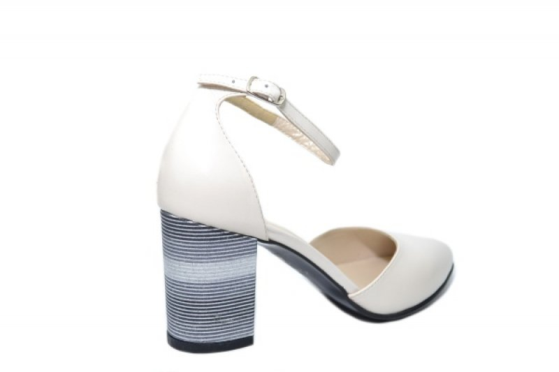 Pantofi Dama Piele Naturala Bej Moda Prosper Iris D02030
