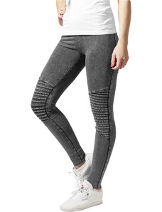 UC Ladies Women's Jersey Denim Leggings - Dark Grey