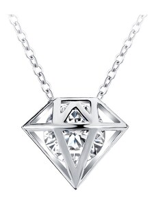 IZMAEL Colier Diamanto - Argintiu KP2796
