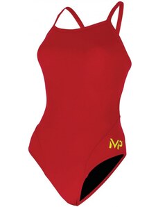 Costum de baie de damă michael phelps solid mid back red 20