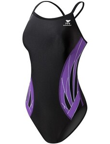 Costum de baie de damă tyr phoenix diamondfit black/purple 36