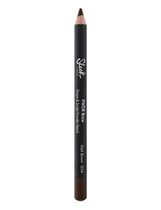 Sleek MakeUP Creion de sprancene Sleek PWDR Brow Shape And Sculpt Powder Pencil Dark Brown