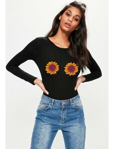 THEICONIC Bluza dama neagra - Sunflower - S