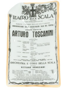 Fornasetti Teatro alla Scala dish - White