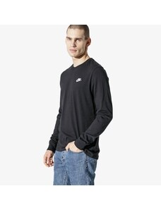 Nike Tricou Nsw Club Long-Sleeve Tee Bărbați Îmbrăcăminte Tricouri AR5193-010 Negru