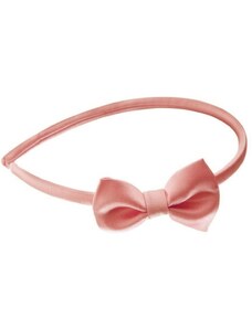 Tie-Me-Up Headband cu fundita roz pal