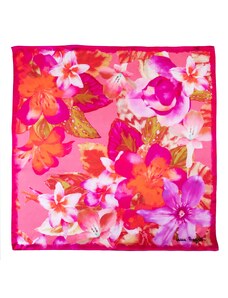 Tie-Me-Up Esarfa matase Floral Obsession pink