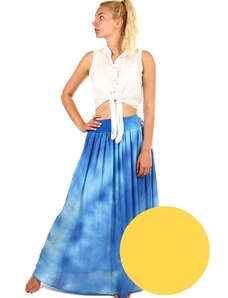 Glara Women's long batik maxi skirt