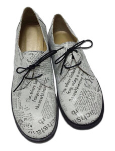 Ingiro Pantofi din piele pentru femei Oxford Paper