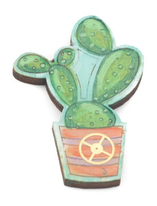 ArtMyWay Brosa Lemn Cactus