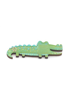 ArtMyWay Brosa Lemn Crocodil