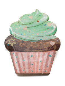 ArtMyWay Brosa LEMN Green Cupcake