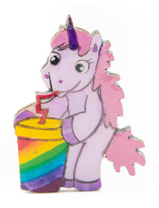 ArtMyWay Brosa Lemn Unicorn - Drink the RAINBOW