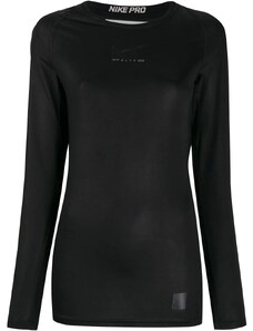 1017 ALYX 9SM x Nike raglan-sleeves logo top - Black