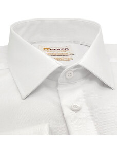 JERMYN'S Camasa alba regular office barbati pentru butoni Royal Oxford Luxury Classic Fit