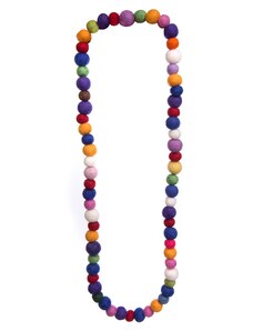 Orient Accessories Colier multicolor cu margele din fetru
