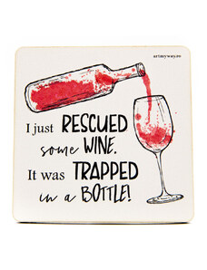 ArtMyWay Suport pahar RESCUED WINE