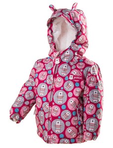 Pidilidi jachetă de iarnă cu blană, Pidilidi, PD1035-03, roz