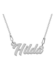 BijuBOX - Name Colier Argint 925, Nume Hilda , 45 cm