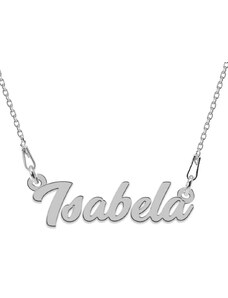 BijuBOX - Name Colier Argint 925, Nume Isabela , 45 cm
