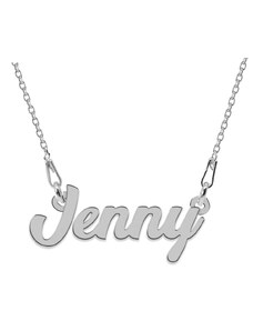 BijuBOX - Name Colier Argint 925, Nume Jenny , 45 cm