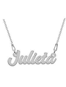 BijuBOX - Name Colier Argint 925, Nume Julieta , 45 cm