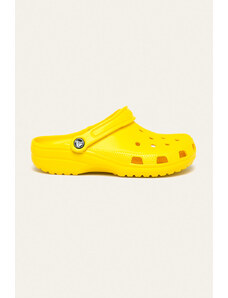 Crocs papuci Classic culoarea galben 207431