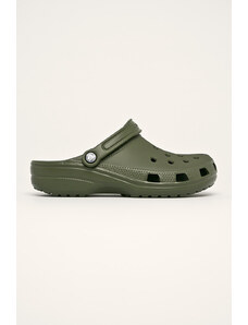 Crocs papuci Classic bărbați, culoarea verde 10001