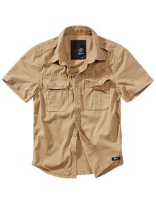 Brandit Vintage cămașă pentru bărbați cu mânecă scurtă 1/2, khaki