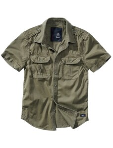 Brandit Vintage cămașă pentru bărbați cu mânecă scurtă 1/2, măslinie