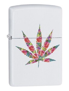 Brichetă Zippo 29730 Floral Marijuana Pot Leaf Design