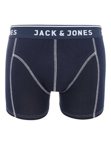 JACK & JONES Boxeri 'JACSIMPLE' albastru închis / alb