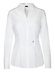 SEIDENSTICKER Bluză 'Schwarze Rose' alb