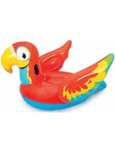 Swimaholic șezlong gonflabil inflatable peppy parrot roşu