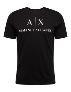 ARMANI EXCHANGE Tricou '8NZTCJ' negru / alb