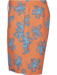 UC Men Pantaloni scurți florali de înot Orange